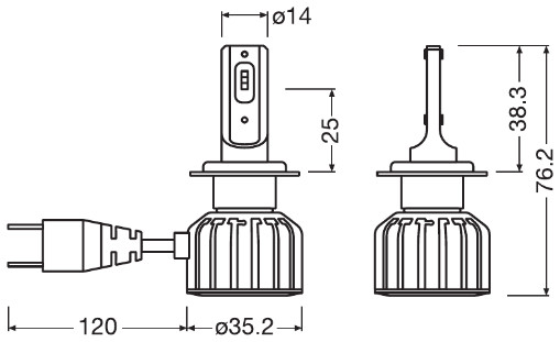 Osram Gloeilamp, werklamp 64210DWBRT-2HFB