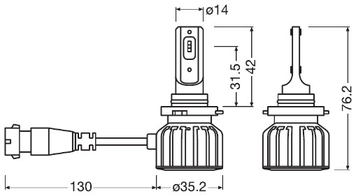 Osram Gloeilamp, werklamp 9005DWBRT-2HFB