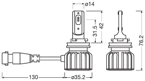 Osram Gloeilamp, werklamp 9006DWBRT-2HFB