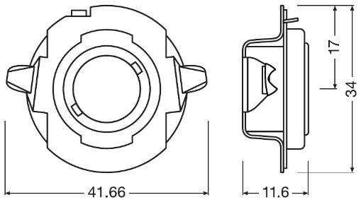 Osram Lamphouder 64210DA06-1