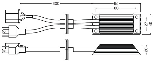 Osram Kabelset LEDSC04-2HB