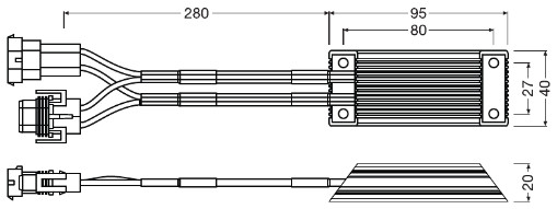 Osram Kabelset LEDSC05-2HB