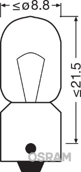 Osram Gloeilamp, parkeer- / begrenzingslicht 3893