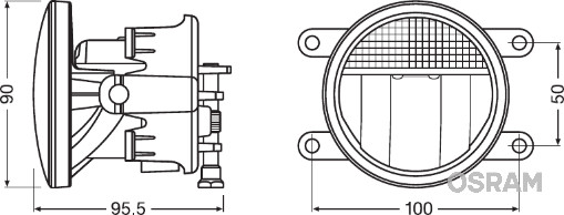 Osram Mistlampen  LEDFOG201