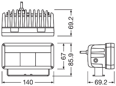 Osram Werklamp LEDDL102-WD