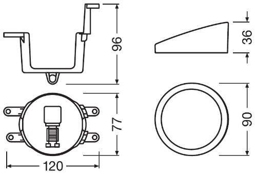 Osram Lamphouder FOG103/201-TY-M