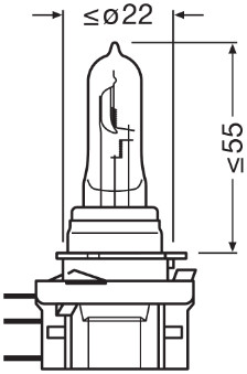 Osram Gloeilamp, verstraler 64176CBN-HCB