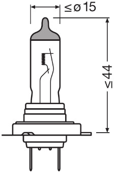 Osram Gloeilamp, verstraler 64215TSP