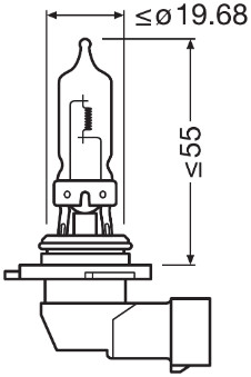 Osram Gloeilamp, verstraler 9005CBN-HCB