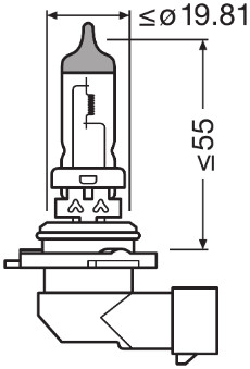 Osram Gloeilamp, verstraler 9006CBN-HCB