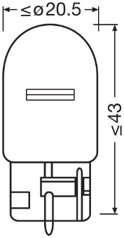 Osram Gloeilamp, mistlamp 7504-02B