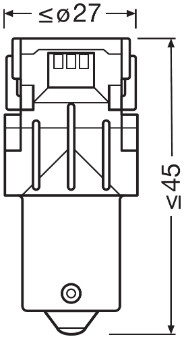 Osram Gloeilamp, parkeer-/breedtelicht 7507DYP-02B