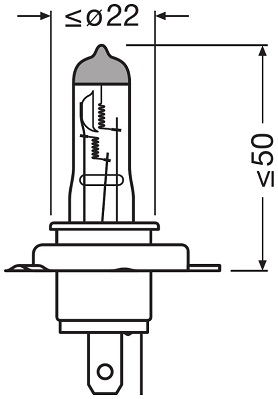 Osram Gloeilamp, verstraler 64181L