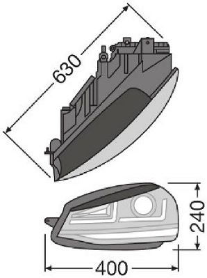 Osram Verstraler LEDHL103-BK