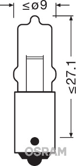 Osram Gloeilamp, interieurverlichting 64115