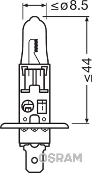 Osram Gloeilamp, verstraler 64150SUP