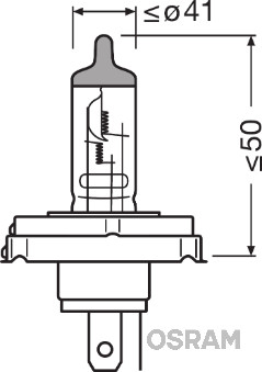 Osram Gloeilamp, verstraler 64198SB