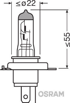 Osram Gloeilamp, verstraler 64193