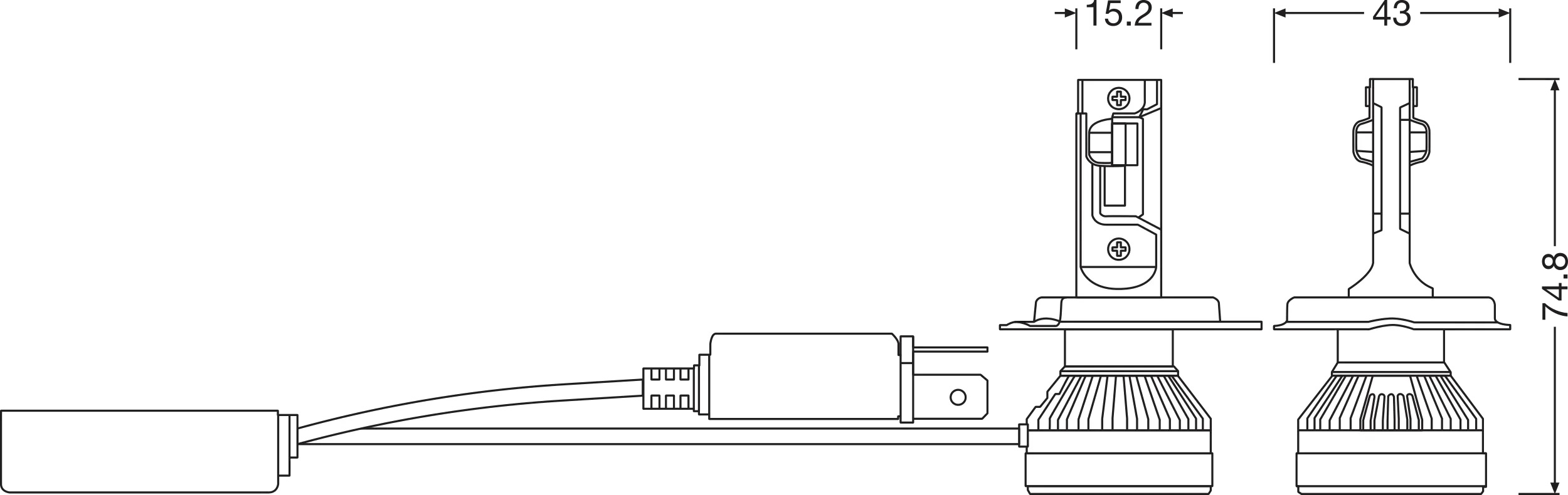 Osram Gloeilamp, verstraler 64193DWALL-2HB
