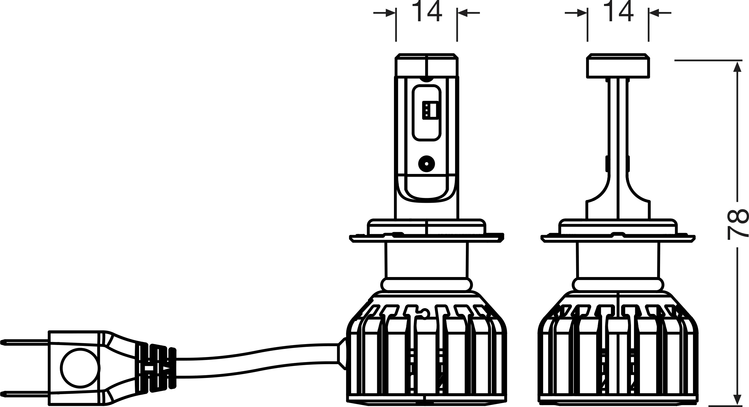Osram Gloeilamp, verstraler 64210DWNBST-2HB
