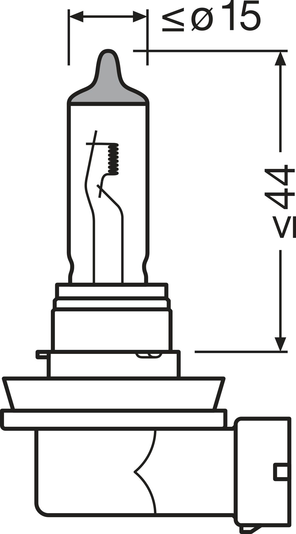 Osram Gloeilamp, verstraler 64211NBS-2HB