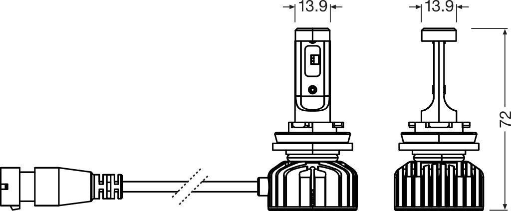 Osram Gloeilamp, verstraler 64212DWNBSM-2HB