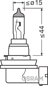 Osram Gloeilamp, mistlamp 64219CBI-HCB