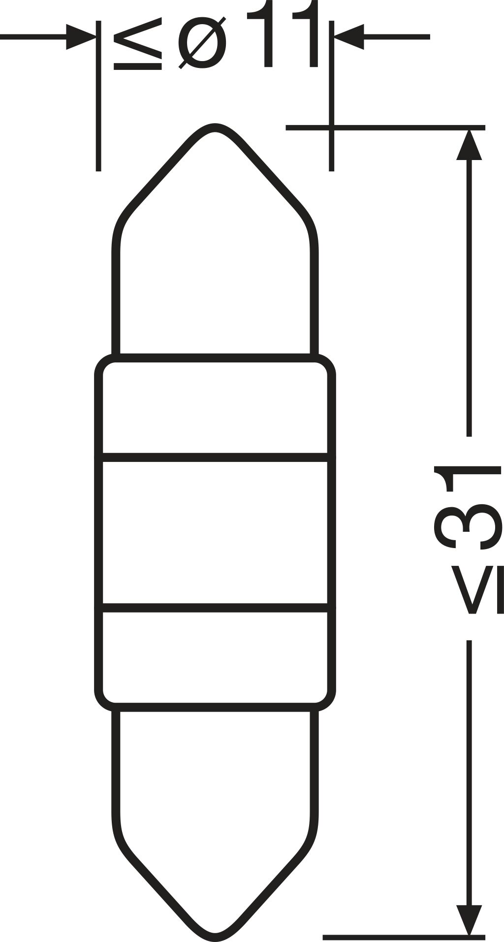 Osram Gloeilamp, interieurverlichting 6438DWP-1BL
