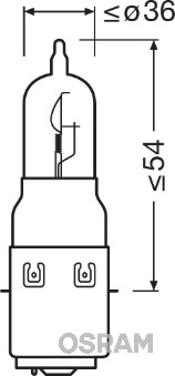 Osram Gloeilamp, verstraler 64326