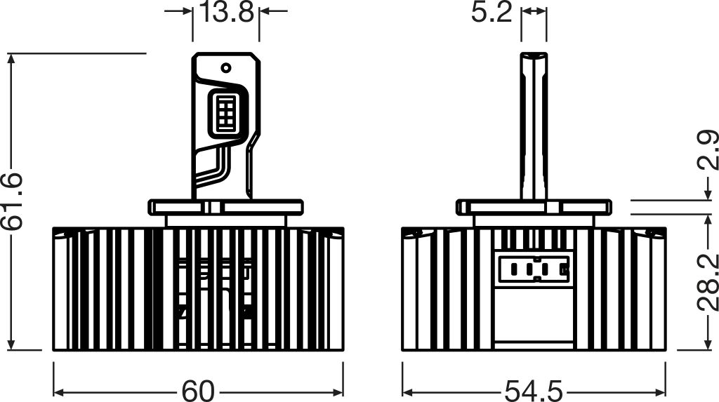 Osram Gloeilamp, verstraler 66540DWESY-2HB