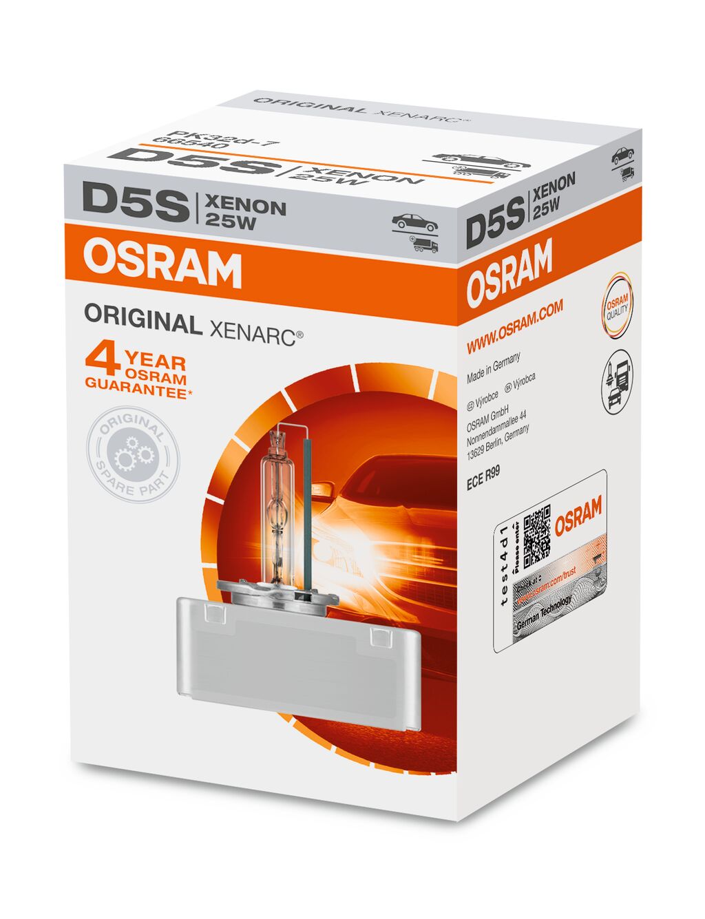 Gloeilamp, mistlamp Osram 66540