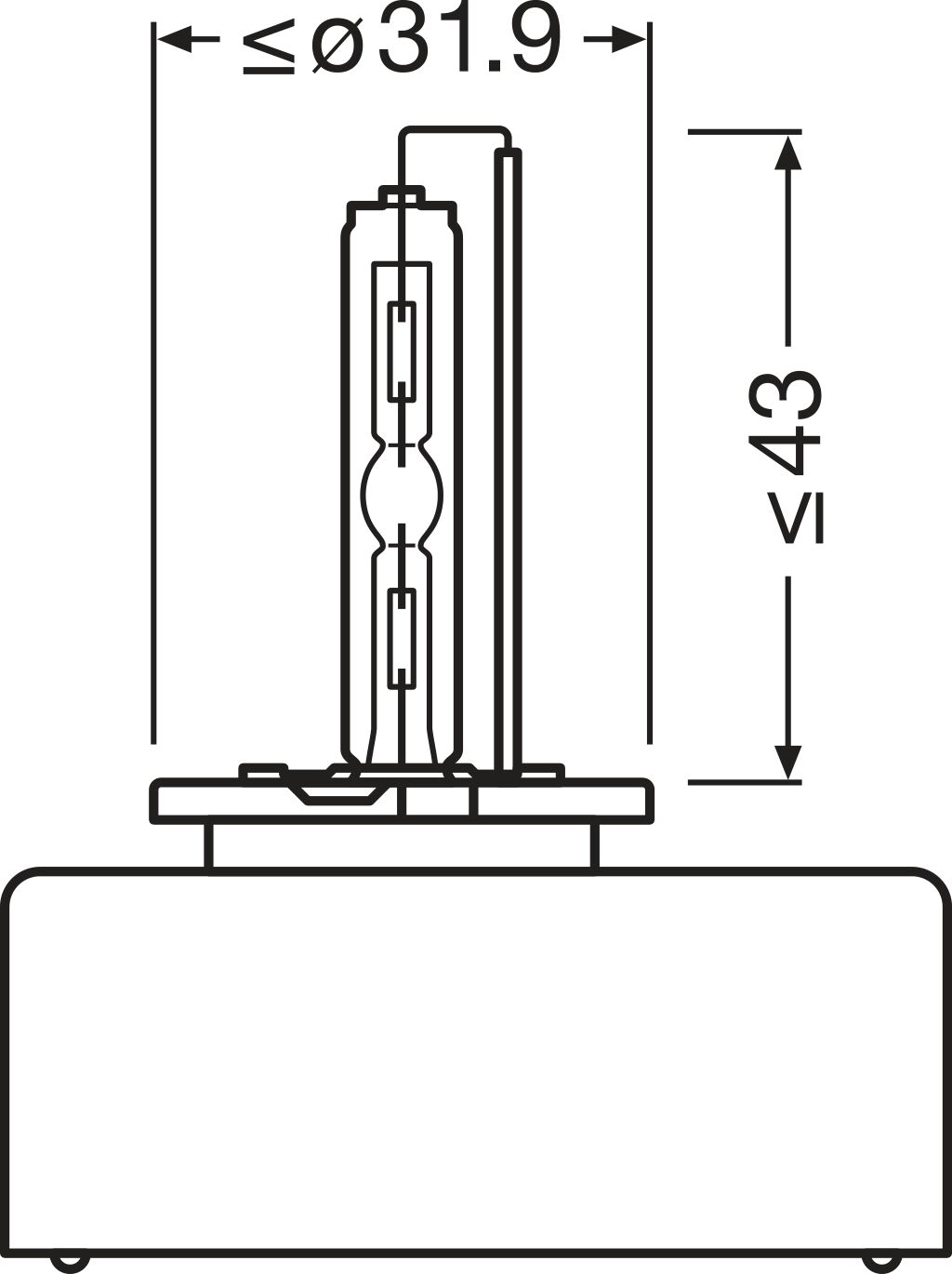 Osram Gloeilamp, verstraler 66540