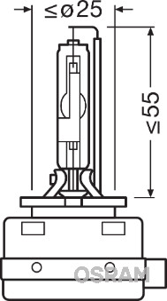 Osram Gloeilamp, verstraler 66548