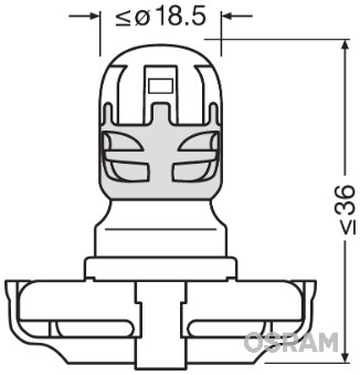 Osram Gloeilamp, dagrijlicht 5301CW