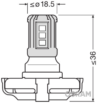 Osram Gloeilamp, dagrijlicht 3301CW