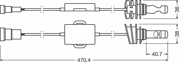 Osram Gloeilamp, verstraler 9645CW