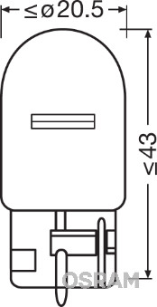 Osram Gloeilamp, mistlamp 7504