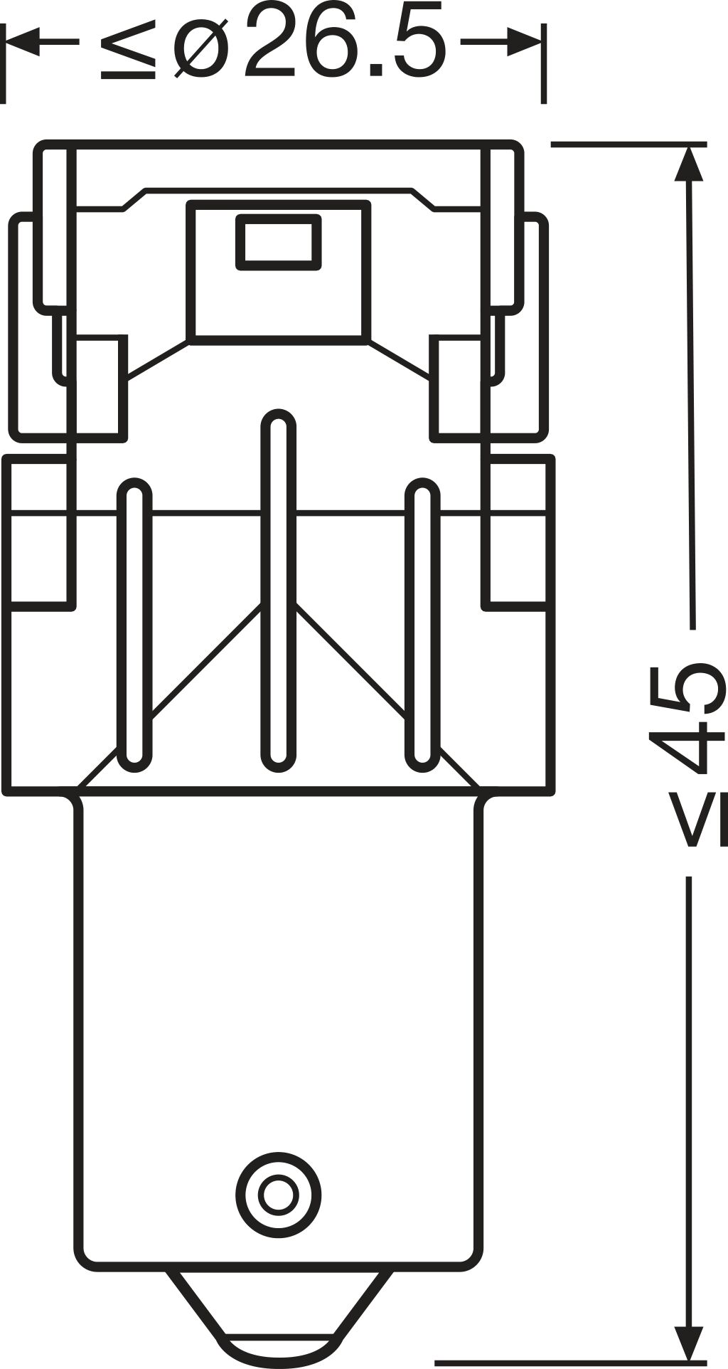 Osram Gloeilamp 7506DRP-2BL