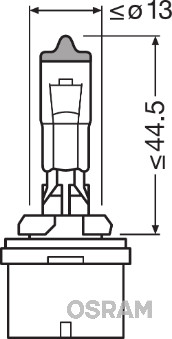 Osram Gloeilamp, mistlamp 881CBI