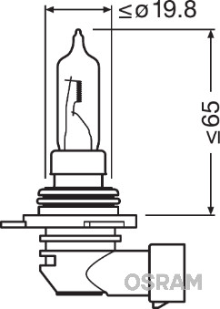 Osram Gloeilamp, verstraler 9011