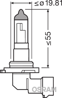 Osram Gloeilamp, mistlamp 9145