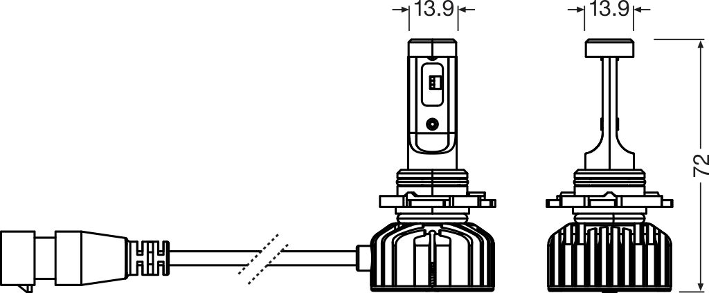 Osram Gloeilamp, verstraler 9145DWNBSM-2HB