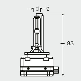 Osram Gloeilamp, verstraler 66340XNB