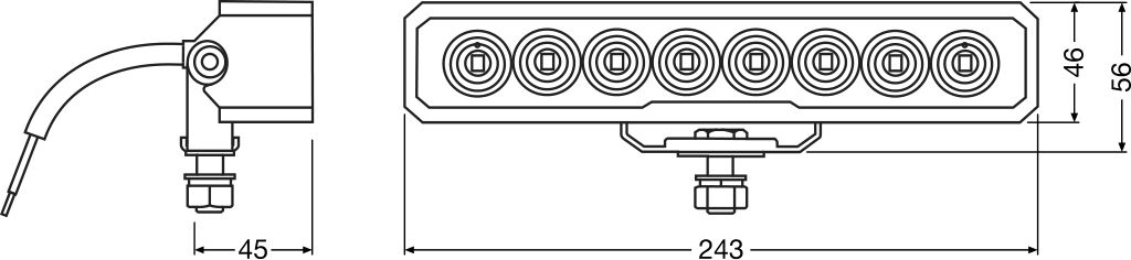 Osram Werklamp LEDWL116-WD