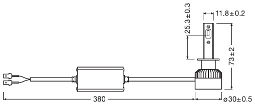 Osram Gloeilamp, bochtenlicht 64155DWS-2HFB