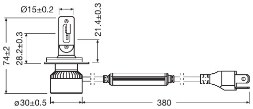 Osram Gloeilamp, verstraler 64193DWXTR