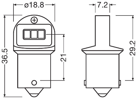 Osram Gloeilamp, motorruimteverlichting 5008DWP-02B