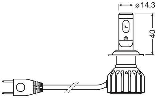 Osram Gloeilamp, verstraler 64215DWTS-2HFB