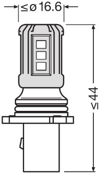 Osram Gloeilamp, dagrijlicht 828DWP