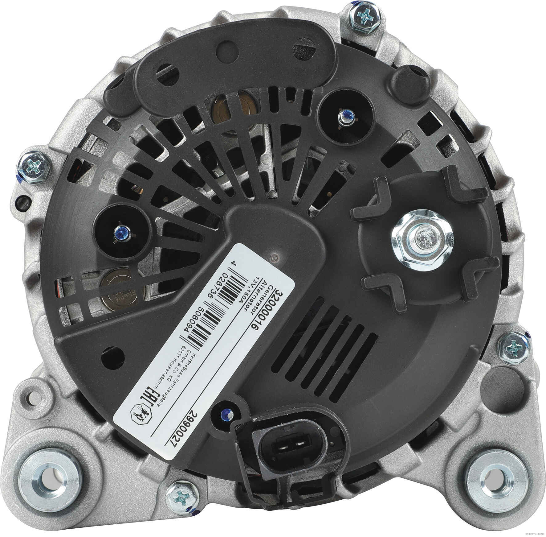 Herth+Buss Elparts Alternator/Dynamo 32000016